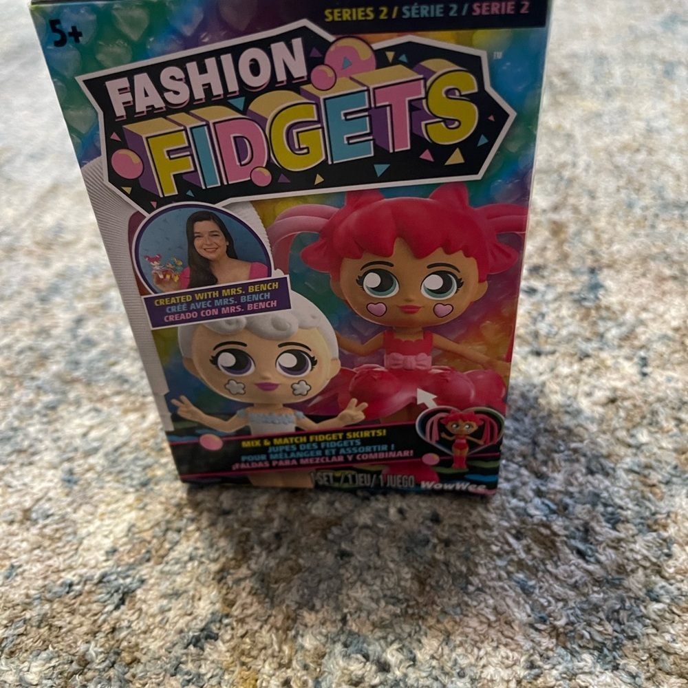 Fashion Fidgets Series 2 Blind Box Doll - Pink Plush Character